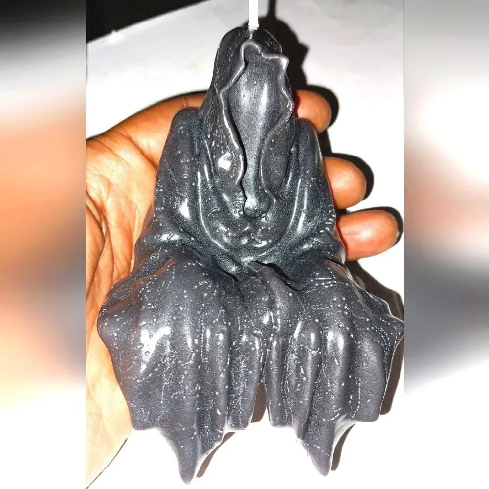 Hand crafted limited edition Grim reaper candle